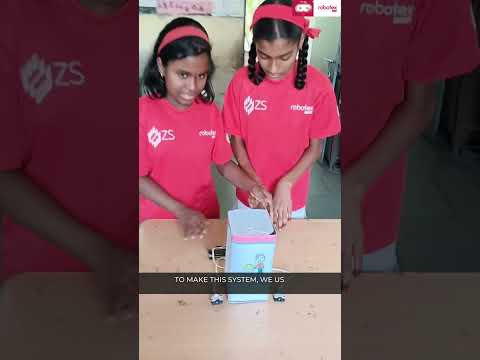 Cleaner Tomorrow, Starts Today with our Digital Dustbin Project! #studentprojects  #roboticsproject