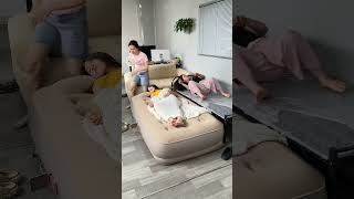 Automatic  inflatable bed, automatically inflates and deflates, the smart voice model frees 470