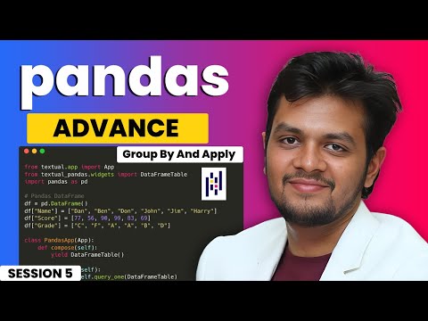 Groupby and Apply Function in Pandas with Industry Data Set and Example | Hindi | Session 5
