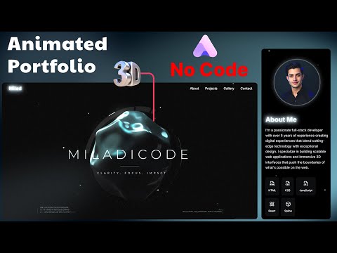 Build & Customize a Portfolio Site with AI – No Coding Required