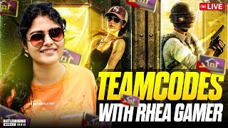 🔥 BGMI Conqueror Push | Rhea Gamer Live | UC Giveaway | Team Code #shorts #bgmi #bgmilive #facecam