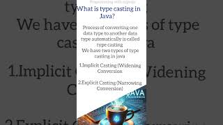 type casting in java #java#type#casting#implicit#explicit##interview#Quations