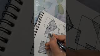 Pattern Art 🎨 ✨️ #art #drawing #paintingdrawing #soothing #artandcraft#artsong#music #healing#doodle