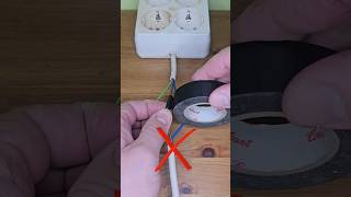 Remember This Trick When Insulating Electrical Wires. #shorts
