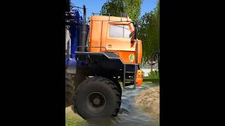 SpinTires: MudRunner - KRAZ MAD MAX Stuck in Quicksand #08 #SpinTires #MudRunner #Shorts