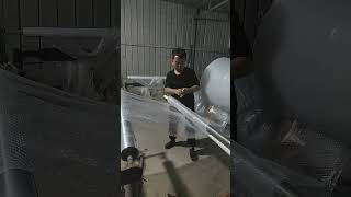 Air Bubble Film Manufacturing And Winding Process !