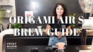 Origami Air S Brew Guide | Sweet Bloom Coffee Roasters
