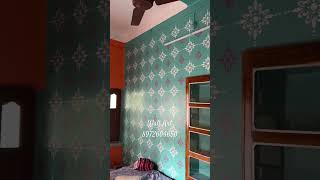 Stencils work #wallart #walldecor #colors #interior #homedecor