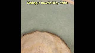 Bow tie inlay table