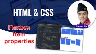 [4.4] Flexbox item properties - CSS Advanced - HTML & CSS 101 - Dhanu Sir