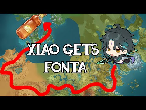 Xiao Walks From Liyue To Fontaine To Try Some Fonta