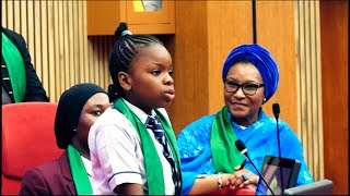 Akpabio Vacates Seat for 10-year-old ‘Senate President’ As Senators Celebrate Children’s Day