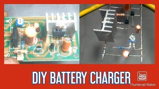 How to make a 12V  Auto cut off battery Charger at Home 100% working # jotechlab