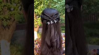 Beautiful hairstyle ✨#ytshorts  #trending #jewellery #viral #hacks #hairstyle