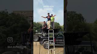 AAA SKY DECK #aaaadventure #luxonthetrail #shorts #camping #travel #skydeck #youtube #india #offroad