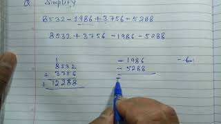 Simplify | Simplification of the following