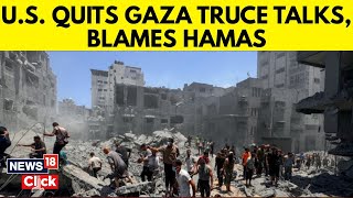 Trump Envoy Witkoff Says U.S. Cutting Short Gaza Ceasefire Talks, Blames Hamas | Israel Hamas War