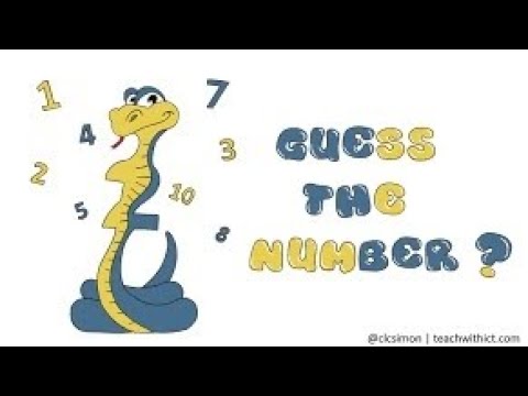 Number Guessing Game using python language and explain step by step tutorial #python #coding #viral 