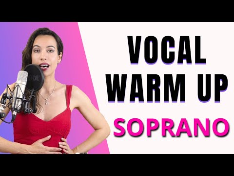 SOPRANO VOCAL WARM UP. Daily singing exercises for an awesome voice