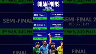 Champion trophy 2025 schedule hua jari!#championtrophy2025#ct2025schedule#ct2025#dubai#trendingnews