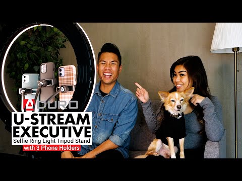 Aduro U-Stream Executive 18" Ring Light Streaming Studio!
