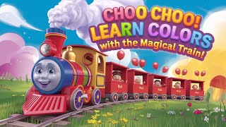 Choo Choo! The Color Train Adventure | Learning Colors Song For Kids | Educational Train Video