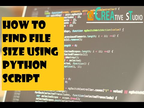 Find File Size using Python Script | Python Tutorial