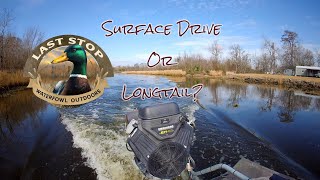 Long-Tail vs. Surface Drive Mud Motors - Which One Is Right For Your Boat?