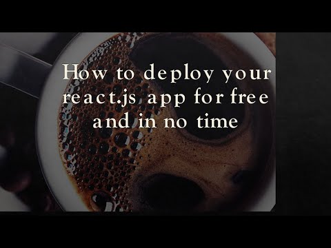 How to deploy react.js application free?