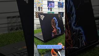Laptop Mobile skin wrapping by unboxjoy.in  contact  7207210101  #laptopskin #mobileskin #smartphone