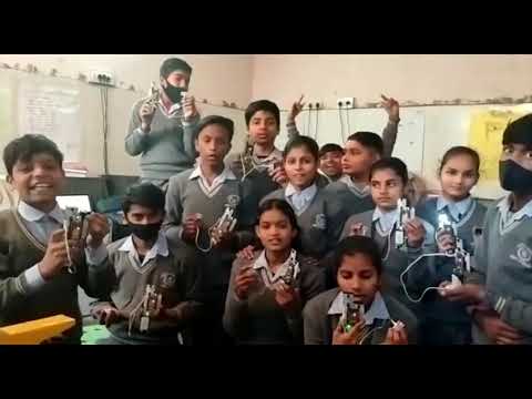 Robotex India Students make Light saver Lamp.