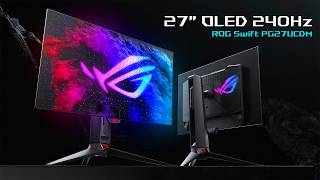 This 27" OLED 4K 240HZ Is Insane! ASUS ROG Swift PG27UCDM