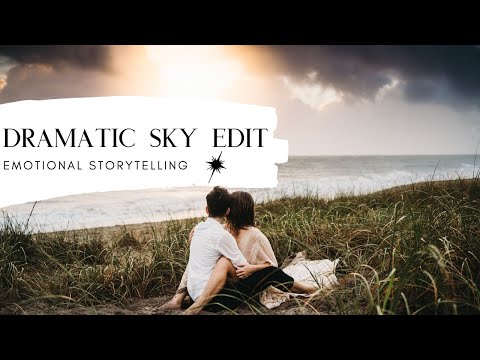 How to edit dramatic backlit skies using only lightroom