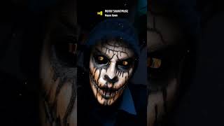 scary ghost crack face