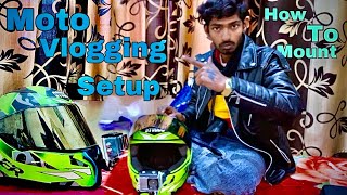 Best gocam camera motovlogging setup for superbquatiy Video 🤗||Best Moto vlog Phone setup