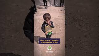 Bless him, he's hungry -  Lebanon Deployment #shorts #monthofmercy #ramadan2024 #makeadifference