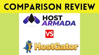 👉HostArmada vs HostGator  Web Hosting Comparison ✅ Review