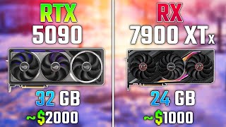RTX 5090 vs RX 7900 XTX | Test in 7 Games