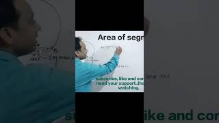 #Minor segment #Area of segment #foundation#maths #viralreels #education