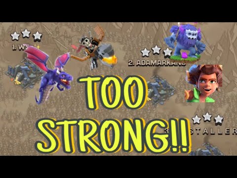 TH17 War Attacks CLASH OF CLANS | Root Riders, Dragons, RC charge ,Clone spell