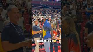 LeBron pulls up to watch Bronny & Lakers summer league team! #lebronjames #lakers #bronnyjames