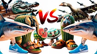 ALL Italian Brainrot AI Animals Battles | Fights Compilation
