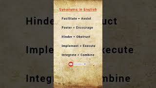 UNLOCK 5 POWER WORDS! Boost Your English Vocabulary with These Essential Synonyms