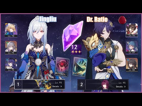 E0 Jingliu E0 Dr Ratio MoC 12 Gameplay - Honkai Star Rail 1.6