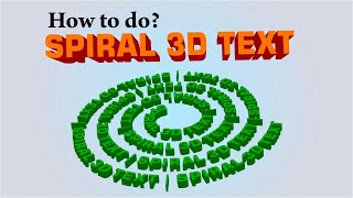 How to do SPIRAL 3D TEXT | CorelDraw X7 || CREATIVE DESIGNS YT||