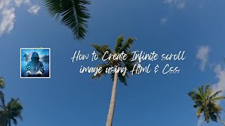 Mastering Infinite Scrolling Image with HTML & CSS | Web Development Tutorial || 2024