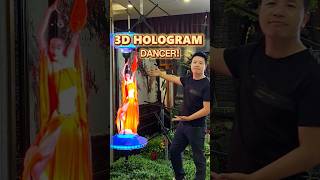 3D Hologram Fan Display (3 Units Combine!) #3dhologramfan #hologram  #ledfan #chinesedance #shorts