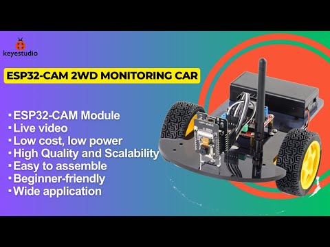 KS5023 Keyestudio ESP32-CAM 2WD Monitoring Car