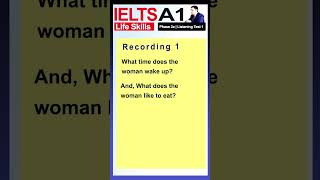 IELTS Life Skills A1 Listening Test  🇬🇧