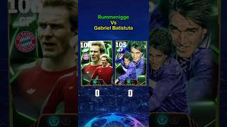 Rummenigge Vs Gabriel Batistuta | Who is better? #efootball #efootball2024 #pes